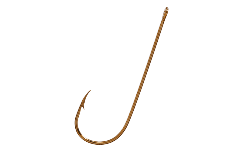 Eagle Claw 72A #1/0 8Ct Extra Lungo Bronzo Ganci - Foto 8