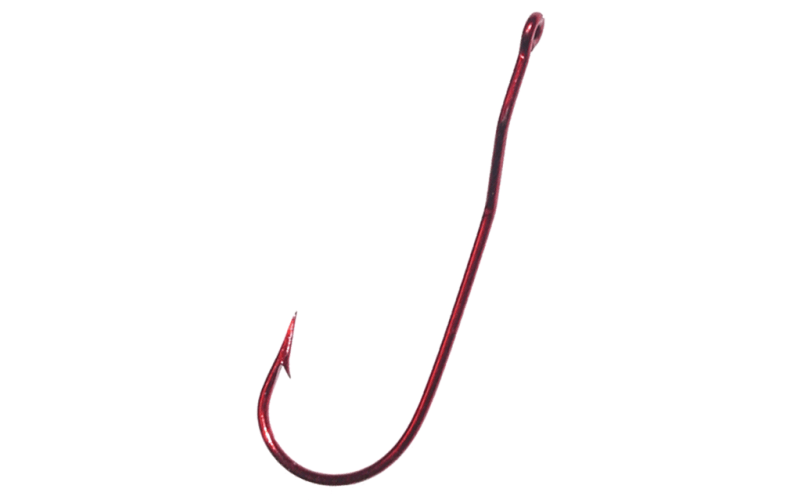 cam action hooks for fishing Team Crappie Red Cam-Action Fish Hooks