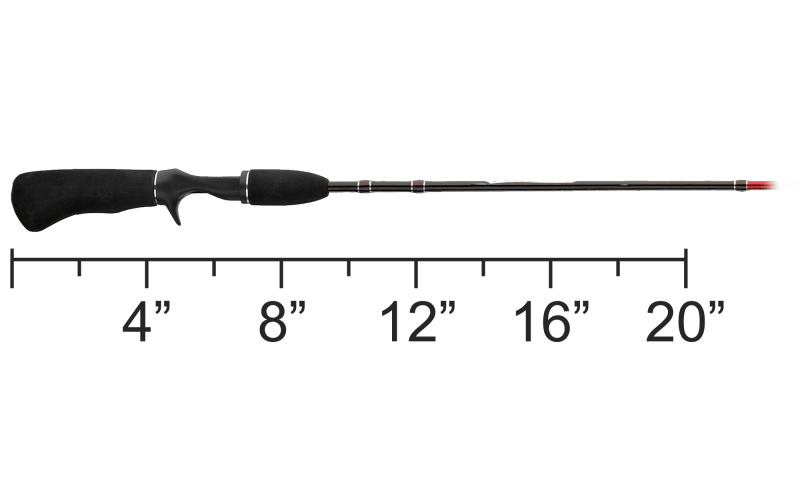 Fishing Rod Handle Grip Non Slip Replaceable Parts Lightweight Repair Tool  Black