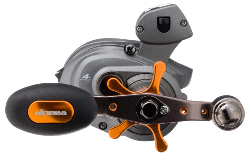bass pro shop okuma coldwater reels Okuma Cold Water Low-Profile Line Counter Reel