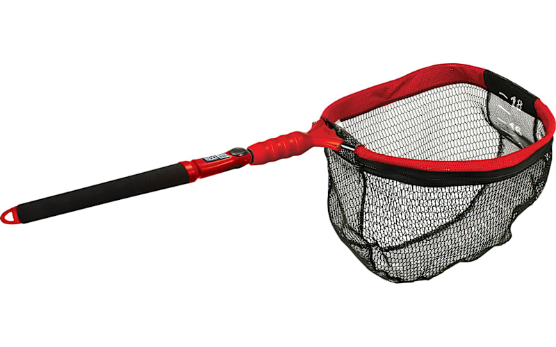 ego wade fishing net Large PVC Mesh Bag shaped handle makes maneuvering effortless EGO Fishing Kryptek Wade/Kayak |