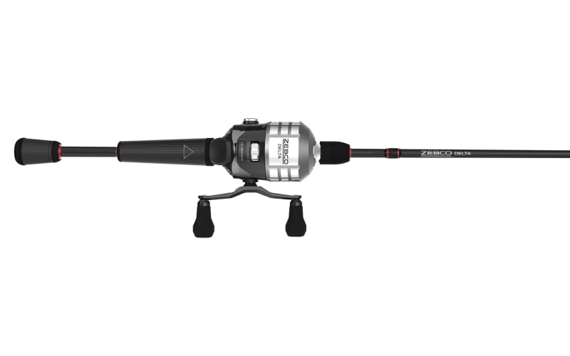 Zebco Delta Spincast Reel and Fishing Rod Combo, Instant Anti-Reverse  Clutch, Changeable Right- or Left-Hand Retrieve, Pre-Spooled with Zebco  Fishing