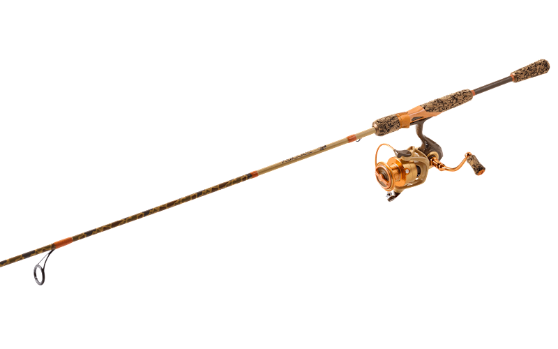 Bass Pro Shops Prodigy Spinning Combo in Brown Fish Camo