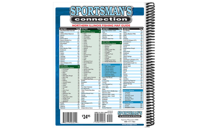 Sportsman's Connection Minnesota St. Louis County Fishing Map Guide