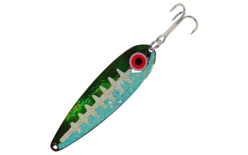 bass pro shop lures hopkins jigging spoons Shorty Hammered Treble Hook Equipped with a single feathered hook Bass Pro Shops XPS Turbo