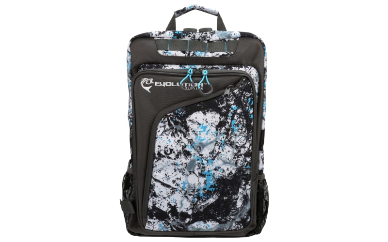 Evolution Fishing Drift Series Sling Pack - Blue, 3600 Size, Outdoor  Rucksack w/ 3 Fishing Tackle Trays, Built in Rain Fly, Heavy Duty Fishing  Sling