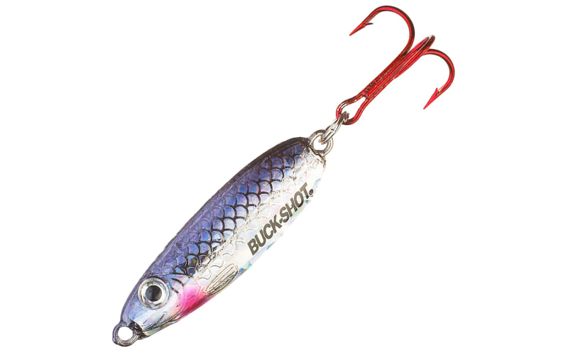 buckshot ice fishing lures Northland Buck-Shot Rattle Spoon 3-Pack The spoon also works well quivered in place when wary predators move in close Northland UV Buck-Shot Spoon -