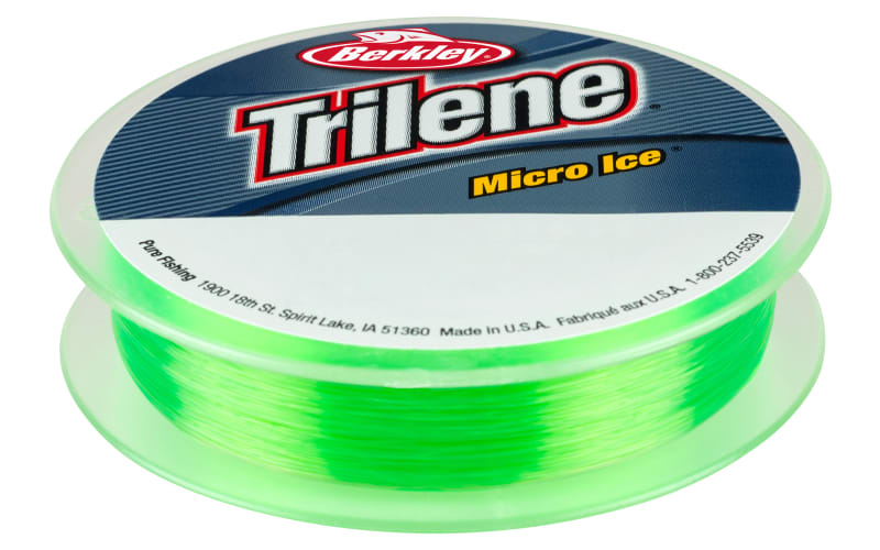 Berkley Trilene® Micro Ice® Fishing Line - 110 Yard - Clear Steel