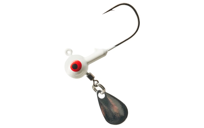 25 Têtes De Plomb Underspin Spinner – Crochets Gabarit 1/16, 1/8, 1/6, 1/4 Oz – Pêche