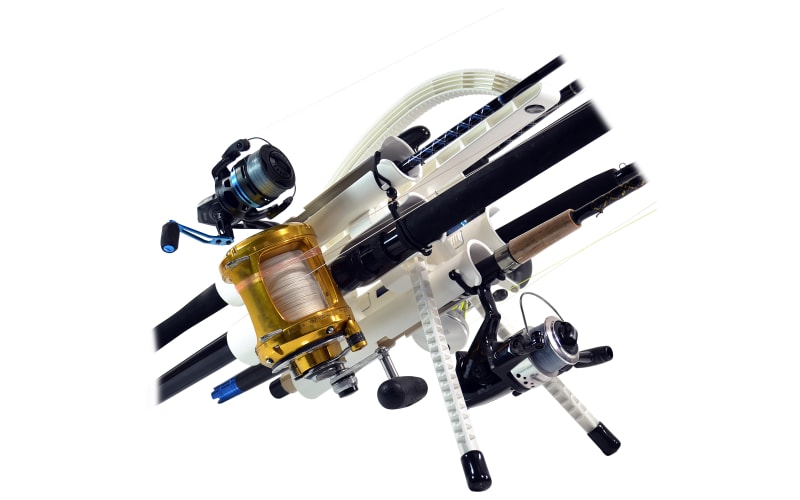 Fishing Rod Wall Mount Rod Holder for ROD-RUNNER Fishing Rod Carrier (Heavy  Duty) 