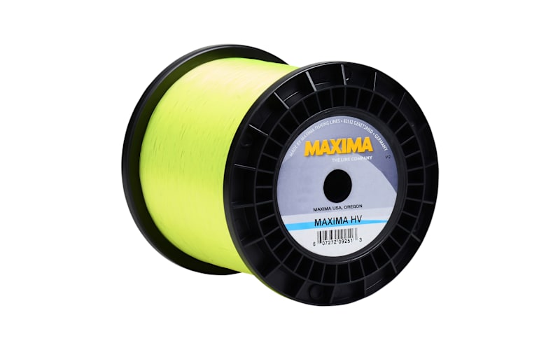 bulk spools of maxima fishing line 15lb Maxima HV is also ideal for trolling applications where keeping track of multiple lines is made easy Maxima Chameleon Bulk Spool –