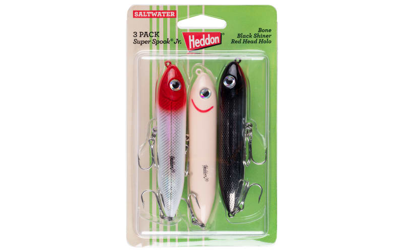 【数量は多】 Super Saltwater Heddon Spook Bass | Assortment 3-Pack Jr. ルアー・フライ