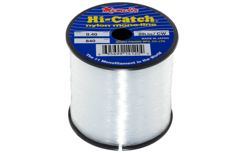 Momoi Clear White Hi-Catch Mono 1/4lb Fishing Line 60lb