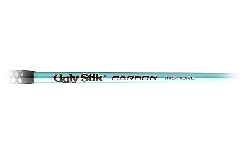 Ugly Stik Carbon Spinning Rod, 1 Piece, Medium, Fast, 8 Guides, 1