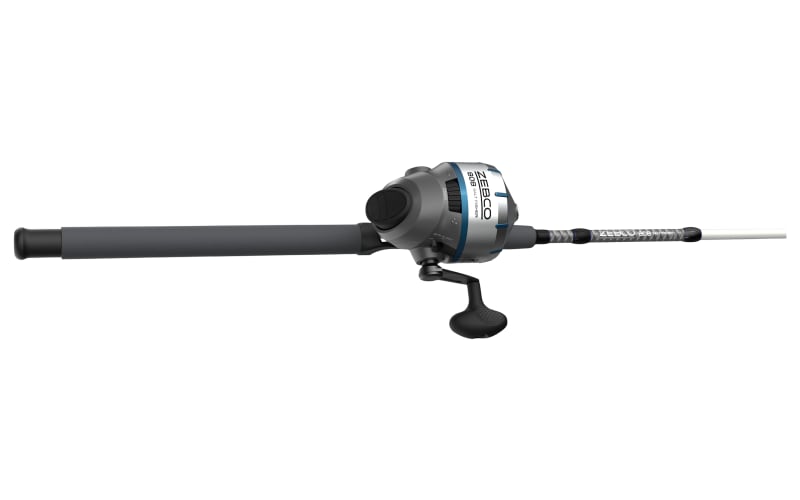Zebco Delta Spincast Reel and Fishing Rod Combo, Instant Anti-Reverse  Clutch, Changeable Right- or Left-Hand Retrieve, Pre-Spooled with Zebco  Fishing