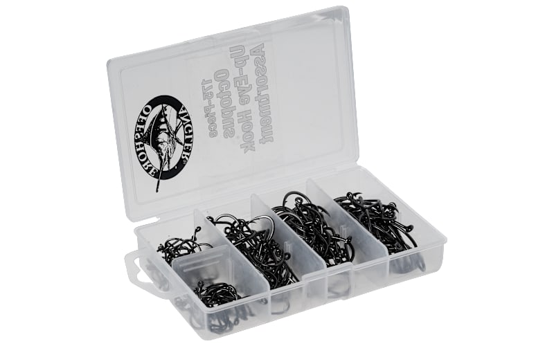 bass fishing octopus hook Gamakatsu Walleye Assortment As a result FishTrip Octopus Hooks  100-Pack