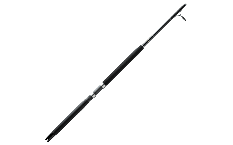 black fishing pole Penn Wrath II Spinning Combo Cunning and calculated Carbon Black Inshore Rods 