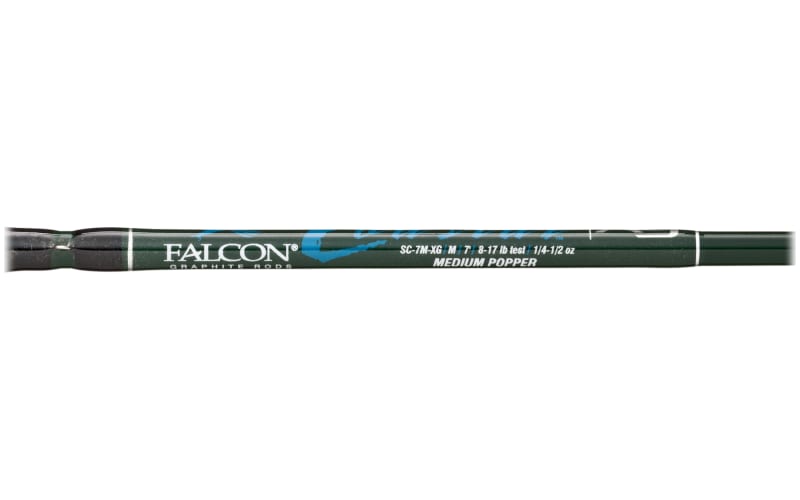 Falcon Rods Coastal 7' 6 inch Medium Action Casting Fishing Rod, Size: 7'6 inch, Black