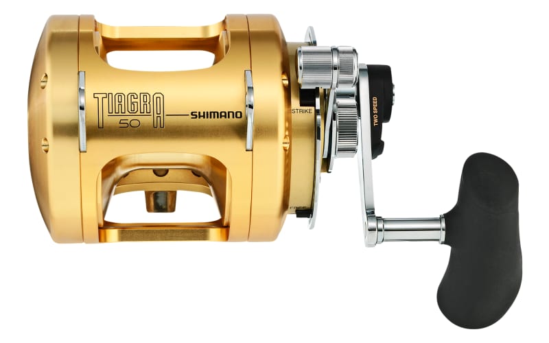 Tiagra A TI50WLRSA Big Game Two-Speed Conventional Reel, 37 Line Speed