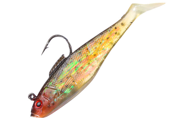 Tsunami Holographic Swim Shad Soft Bait, Sea Trout