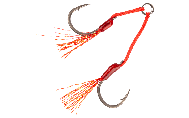 Mustad Alpha Light Flash Double Assist Hook - 2/0 - 2pk