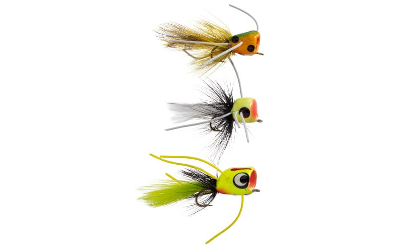 betts fly fishing lures Betts Panfish Popper Assortment 3 Pack
