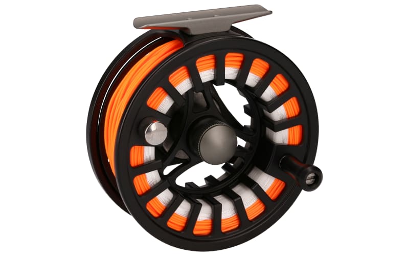 ANGLER DREAM Fishing Accessories WT Fly Fishing Reel Large Arbor Black  Aluminum Fly Reel Extra Spool For Stream Fishing Rod Tool