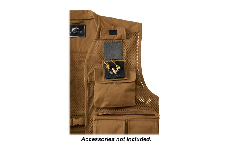 Men Fishing Vest Men Fishing Waistcoat Multi Pockets Outdoor Casual Travel  - Brown, XL 