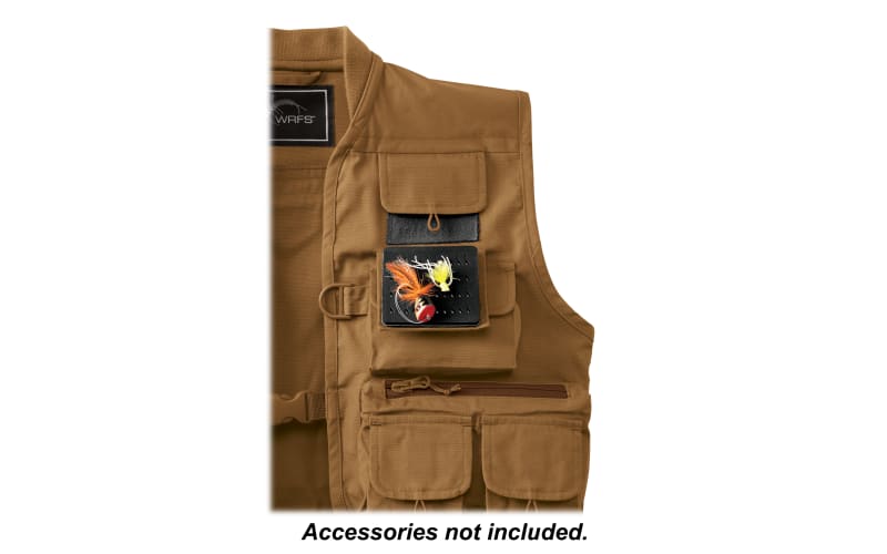 White River Fly Shop Aventur1 Fly Fishing Vest for Kids - Brown - L