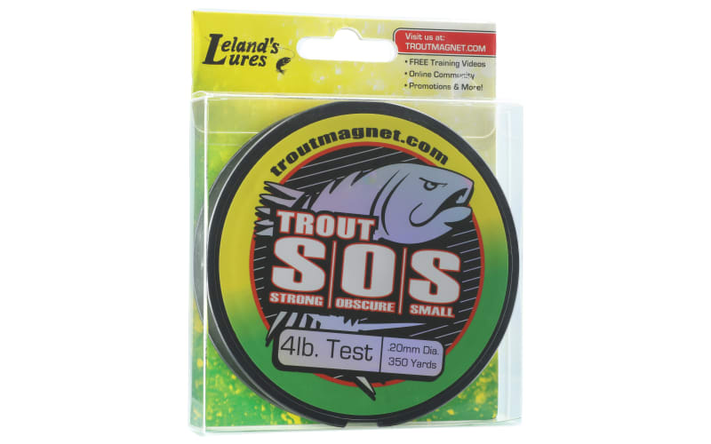 4lb test mono fishing line Vicious Ultimate Clear Monofilament Crappie fishing line made for small reels but comes in Mega spools Mr Trout Magnet SOS Monofilament Line