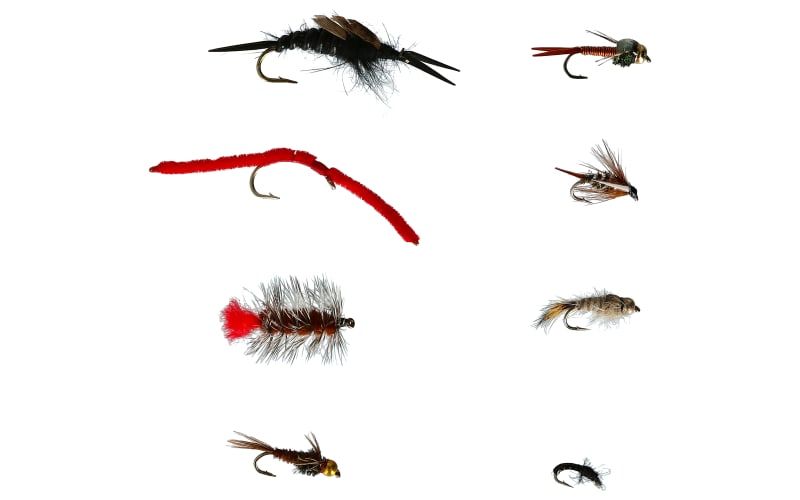 bass pro nymph lure Tungsten Jig Perfect as a dropper beneath a hopper pattern Barbless Weisss Mustard Stinger Nymph