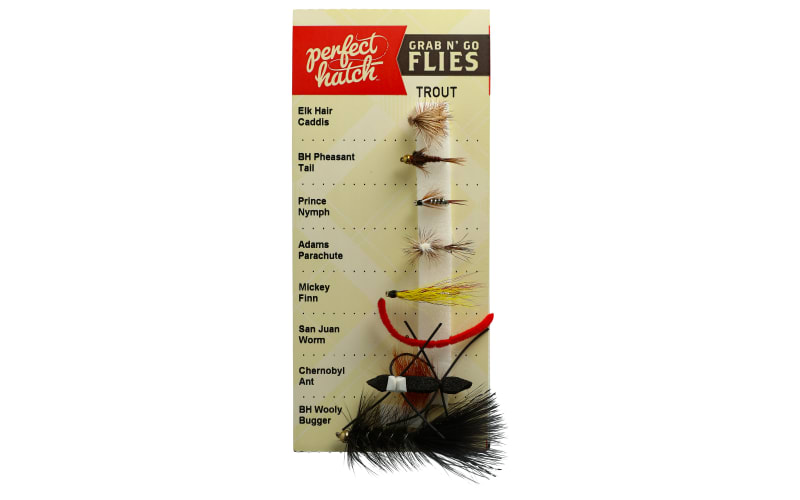 Perfect Hatch 8-Pack Grab N' Go Trout Fly Assortment