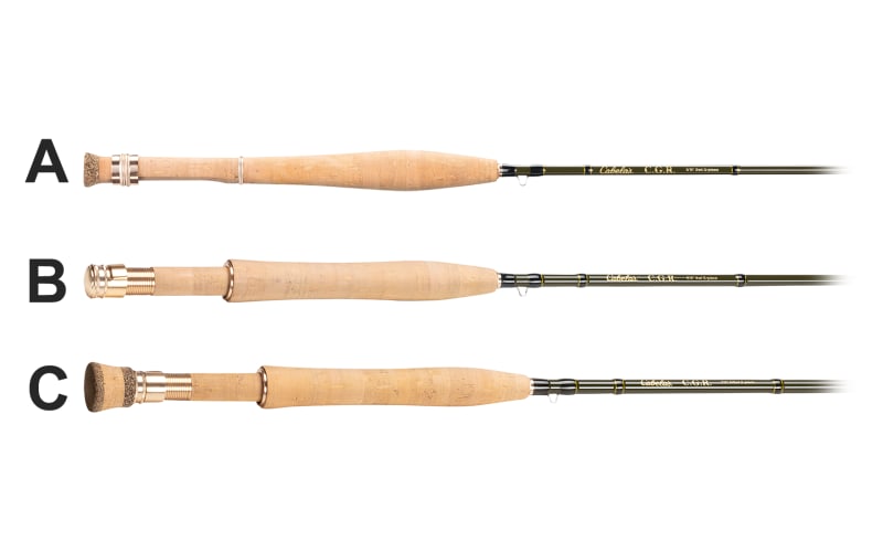 Cabela's Fly Rod. Prestige II Real With Three Forks 9'0 Ft Rod