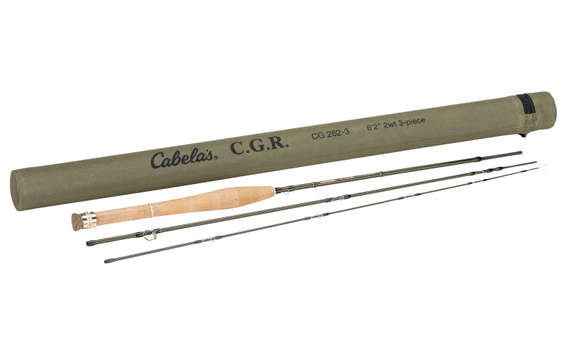 Cabela's Fly Rod. Prestige II Real With Three Forks 9'0 Ft Rod