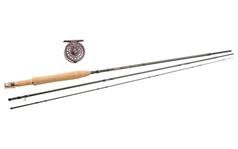 White River Fly Rod, Spinning Reel, and Fly Reel Combo Pack w/Case