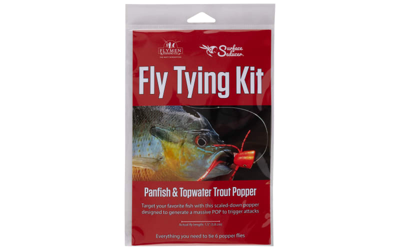 Flymen Fishing Company Panfish and Topwater Trout Popper Fly Tying
