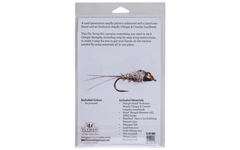 Nymph-Head Evolution Mayfly Clinger Nymph Fly Tying Kit