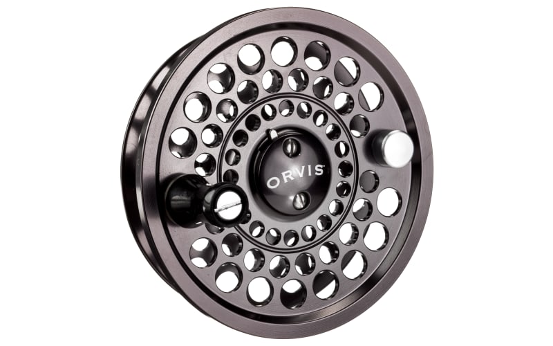 An Orvis Battenkill 5/6, 3 trout fly reel in Orvis pouch; and a