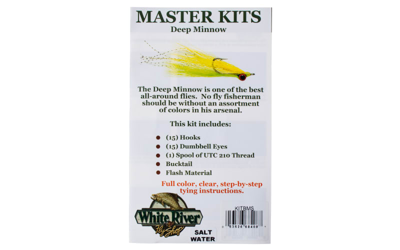 White River Fly Shop Masters Deep Minnow Saltwater Fly Tying Kit