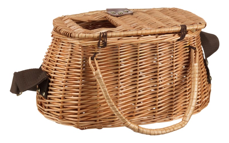 Wicker Fishing Creel Basket