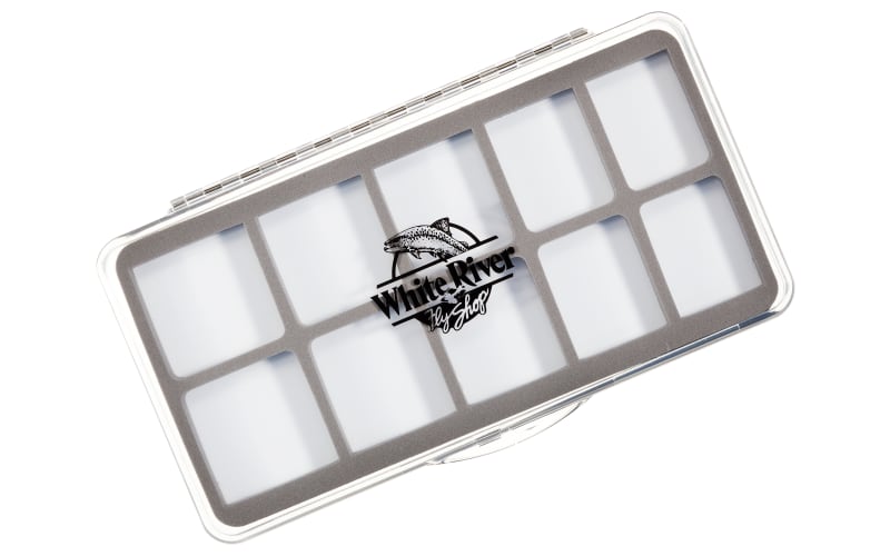 White River Fly Shop ABS Riseform Clear Fly Box Magnetic