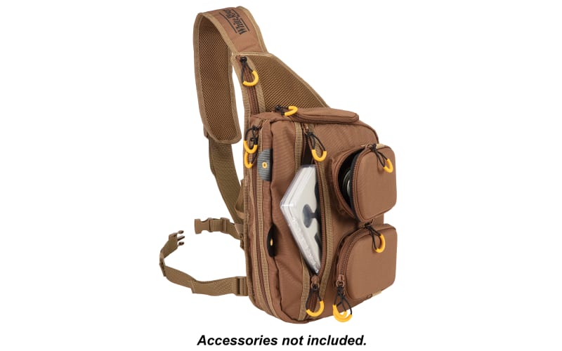 Fly Fishing Sling Pack Adjustable Fishing Tackle Shoulder Bag Gear