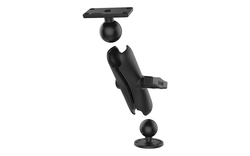 RAM® Mounts C-Size Drill-Down Double Ball Mount for Humminbird