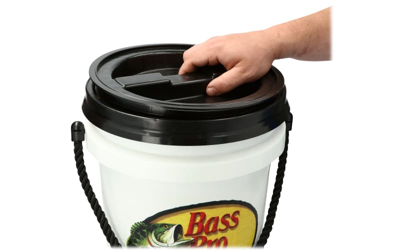 Black Bucket Lid - Snap On Bucket Lid for 3.5 & 5 Gallon Buckets