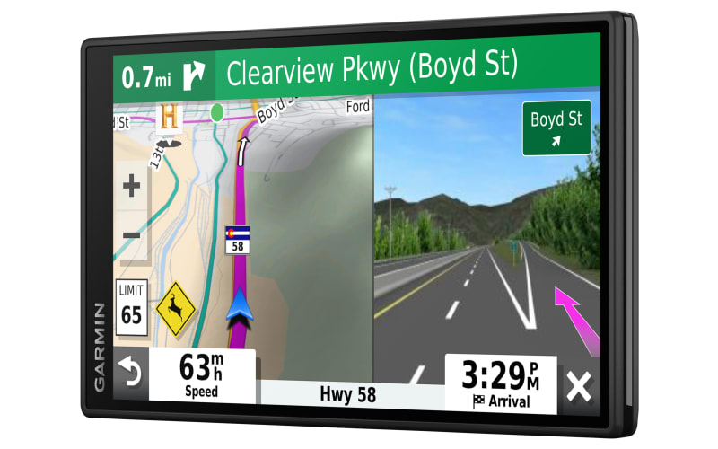 Garmin DriveSmart 55 Automobile Portable GPS Navigator - Portable Mountable (010-02037-02)