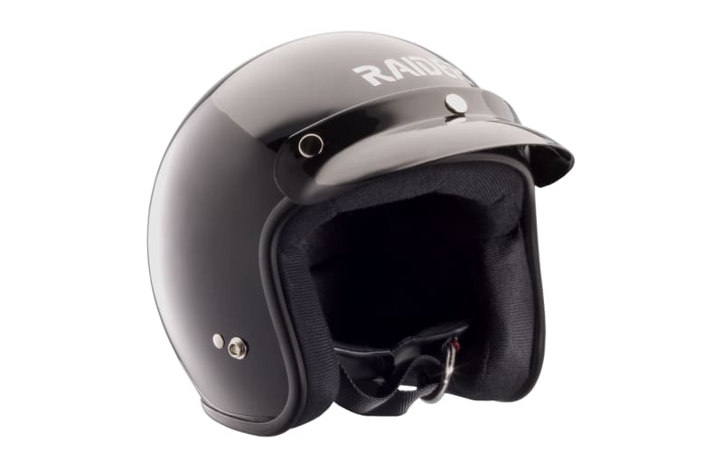 back of a motorcycle helmet Helmet Moto 3.5 with 2.5s Goggle