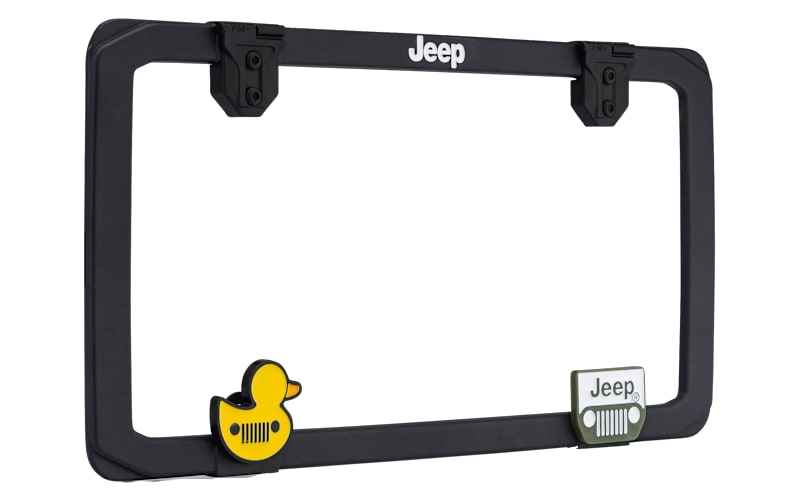 Cruiser Accessories Jeep License-Plate Frame with Fastener Caps