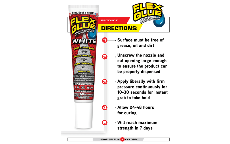 Flex seal best sale clear glue