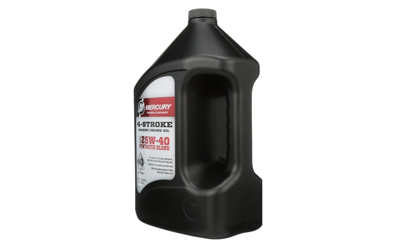 Mercury Marine 4-Stroke 25W40 Synthetic Blend Marine Engine