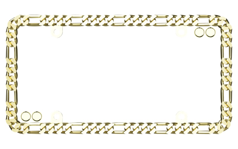 アクセサリー ta722piro Cruiser Accessories Designer Chain II License-Plate Frame with